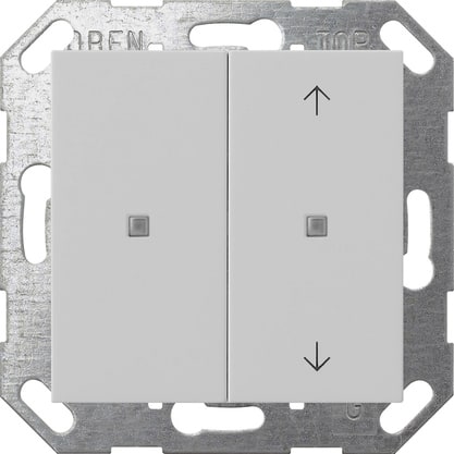 GIRA - PULS. BIL. 2-M N.STAMP./FRECCE ONEKNX