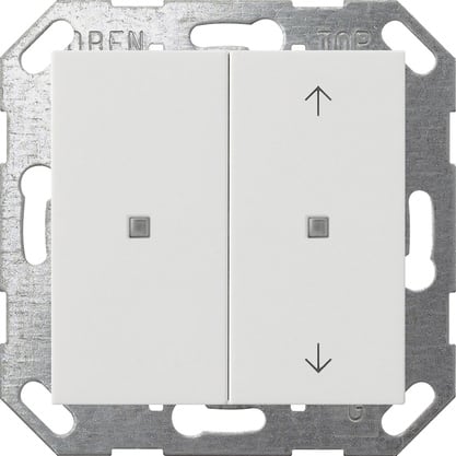 GIRA - PULS. BIL. 2-M N.STAMP./FRECCE ONEKNX