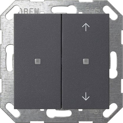 GIRA - PULS. BIL. 2-M N.STAMP./FRECCE ONEKNX