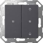 GIRA - PULS. BIL. 2-M N.STAMP./FRECCE ONEKNX