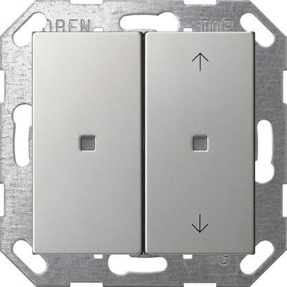 GIRA - PULS. BIL. 2-M N.STAMP./FRECCE ONEKNX