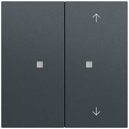 GIRA - PULS. BIL. 2-M N.STAMP./FRECCE ONEKNX