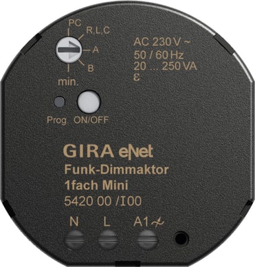 GIRA - ATT.DIM.RAD. 1-C MINI 20 - 250 VA