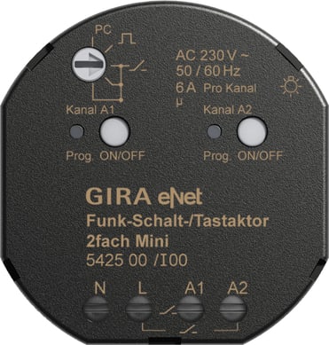 GIRA - ATT.ON/OFF / PS.RAD. 2-C MINI