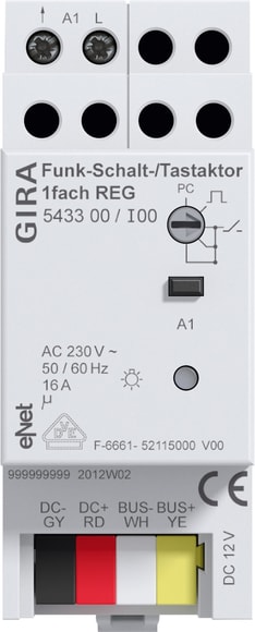 GIRA - ATT.ON/OFF / PS.RAD. 1-C AMG