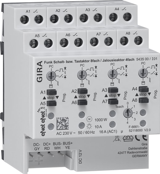 GIRA - ATT.ON/OFF / PS.8-C/ATT.VEN.4-C RAD. AMG