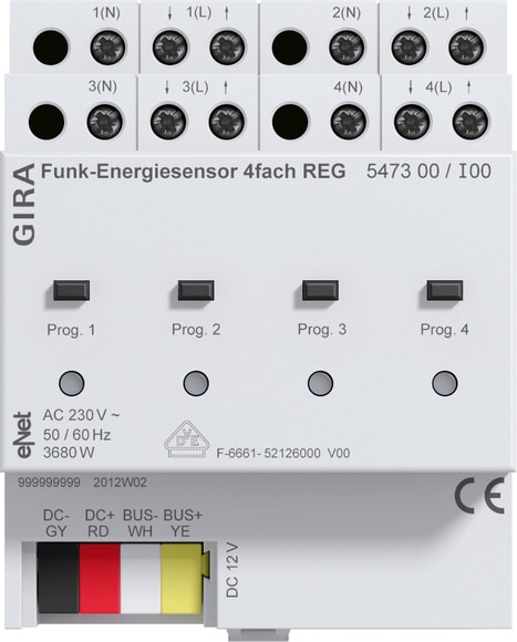 GIRA - SENS.ENERGIA RF 4-C AMG GIRA ENET