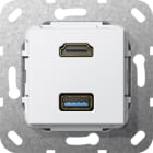 GIRA - HDMI USB 3.0 A CONN.