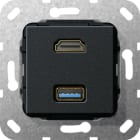 GIRA - HDMI USB 3.0 A CONN.