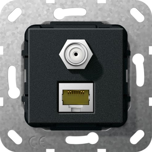GIRA - JM RJ45 CAT.6A 10 GB PRESA SAT F CONN.