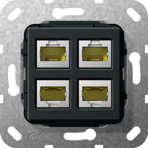 GIRA - MJ RJ45 CAT.6A 10 GB 4-M CONN.
