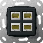 GIRA - MJ RJ45 CAT.6A 10 GB 4-M CONN.