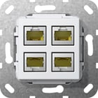 GIRA - MJ RJ45 CAT.6A 10 GB 4-M