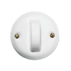 GI GAMBARELLI - PULSANTE ROTATIVO PORCELLANA 10A 250V