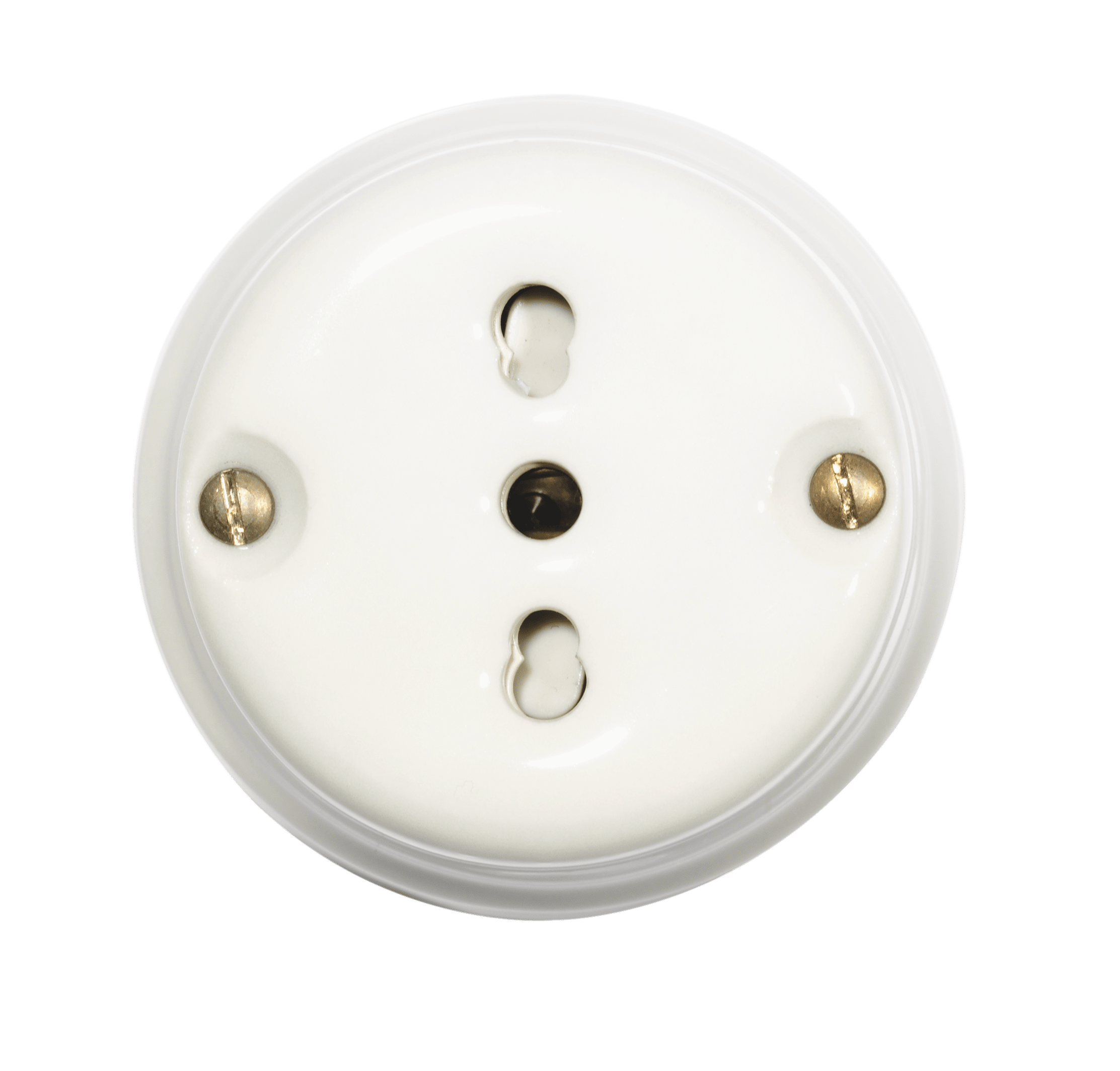 GI GAMBARELLI - PRESA BIVALENTE PORCELLANA 16A 250V