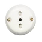 GI GAMBARELLI - PRESA BIVALENTE PORCELLANA 16A 250V