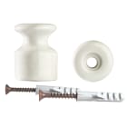 GI GAMBARELLI - ISOLATORI PORCELLANA + VITI E TASSELLI D 01200