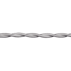 GI GAMBARELLI - CAVO TRECCIA BIANCO MM 2 X 1 MT. 100 10003