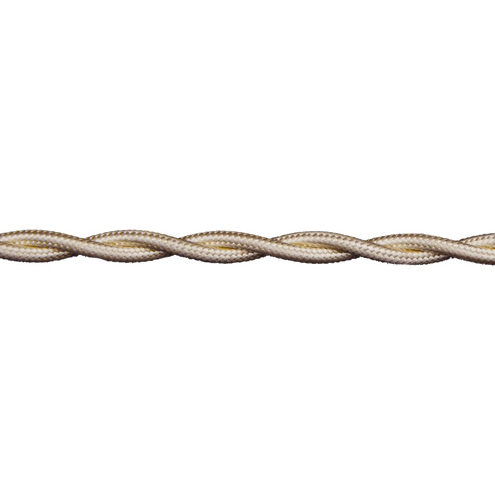 GI GAMBARELLI - CAVO TRECCIA AVORIO MM 2 X 1 MT. 100