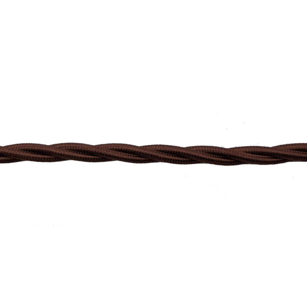 GI GAMBARELLI - CAVO TRECCIA MARRONE MM 3 X 0.75 MT. 10