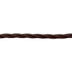 GI GAMBARELLI - CAVO TRECCIA MARRONE MM 3 X 0.75 MT. 10