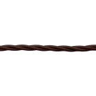 GI GAMBARELLI - CAVO TRECCIA MARRONE MM 3 X 1.5 MT. 50