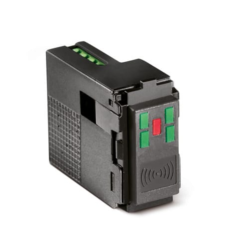 ELKRON - Letto chiave prossimita Mifare per centrali serie MP3000 compatibile chiavi DK70 nero DK3000M-P prox nero. 80DK1000211