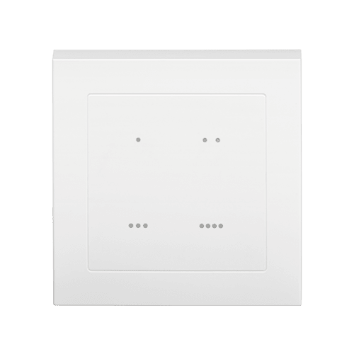 ELKRON - Telecomando da parete a 4 tasti per comunicazione ZigBee 2.4Ghz, CMD600 COMANDO 4 SCENARI.