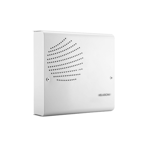 ELKRON - Sirena interna metallica ad alta potenza sonora autoalimentabile HP375M. 80HP1B00211