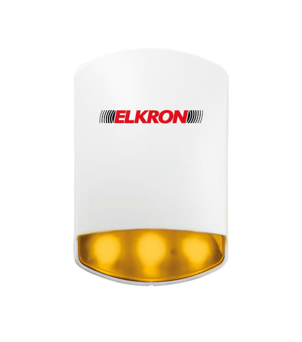 ELKRON - Sirena wireless esterna con lampeggiatore 868MHz bidirezionale HP600 SIRENA DA EXT C/LAMPEGG.