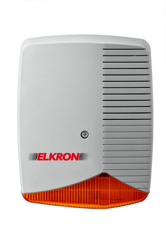 ELKRON - Sirena esterna metallica con lampeggiatore HPA700M.