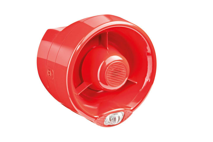 ELKRON - Sirena completa di modulo wireless e batterie, linea C200 HPF200 FIRE.