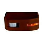ELKRON - Rilevatore wireless da esterno protetto a doppia tecnologia, applicazione a centro finestra, portata 4 m, 868Mhz bidirezionale, marrone DT610/BR.