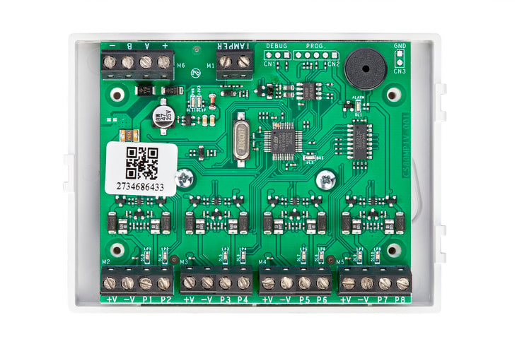 ELKRON - Ripartitore bus RS485, 1 bus IN 3 bus OUT isolati e rigenerati, per centrali serie MP3000 RPT3000 RIPARTITORE BUS.
