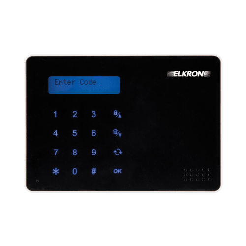 ELKRON - Tastiera LCD soft touch con display LCD e tecnologia ZigBee KP600D.
