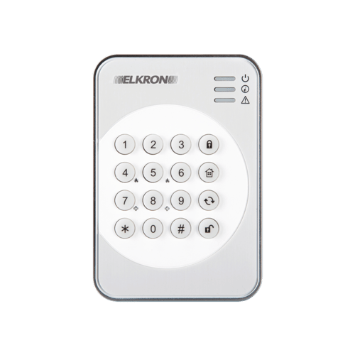 ELKRON - Tastiera wireless LED KP600, frequenza 868Mhz bidirezionale.