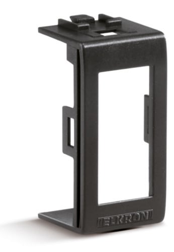 ELKRON - Kit adattatori per lettore chiave compatibili con gamma BTICINO® LIGHT e INTERNATIONAL, nero DKA/I KIT 5 ADATTATORI GREY.