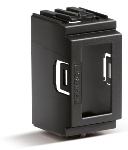 ELKRON - Kit adattatori per lettore chiave compatibili con gamma VIMAR IDEA, nero DKA/VI KIT 5 ADATTATORI GRIGIO.