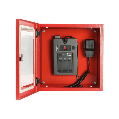 ELKRON - Base microfonica di emergenza multizona per vigili del fuoco, linea EVAC VVFF.