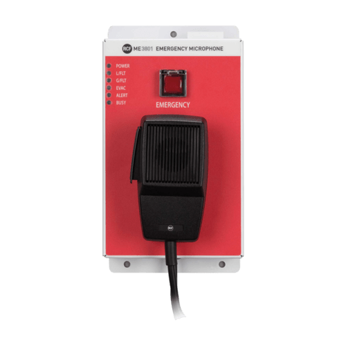 ELKRON - Base microfonica di emergenza da parete, linea EVAC - MICROFONO DI EMERGENZA: installazione rapida e affidabile per situazioni di evacuazione.