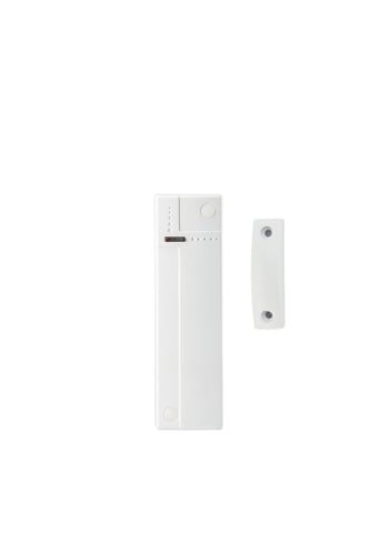 ELKRON - Contatto magnetico wireless con 2 ingressi ausiliari, 868Mhz bidirezionale, bianco DC6002I. 80MM1G00113