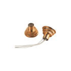 ELKRON - Contatto magnetico da incasso in ottone diametro 20 mm MMI03 C/5PZ.INCAS.OTT.P.BLIND.