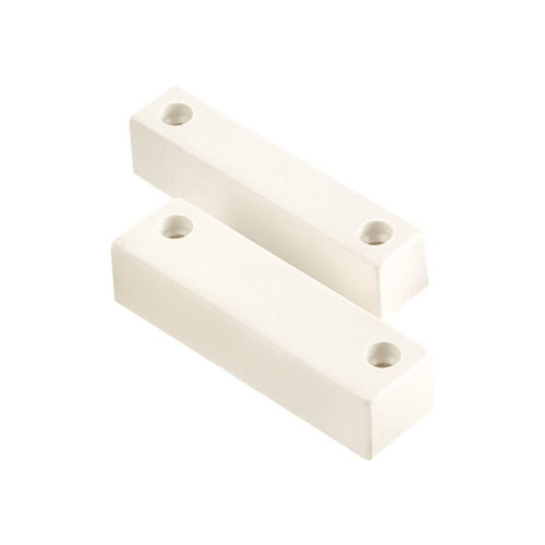 ELKRON - Contatto magnetico ABS con terminali a morsetti, bianco, codice MMS01, confezione da 10 pezzi.