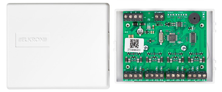 ELKRON - Espansione filare su bus, 8 punti I/O per centrali serie MP3000 EP3008.