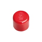 ELKRON - Tappo chiusura tubo ABS rosso linea Aspirazione AAC25R.