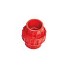 ELKRON - Manicotto ispezionabile in ABS rosso, linea Aspirazione AABISU25RISP MANICOTTO ISPEZ.