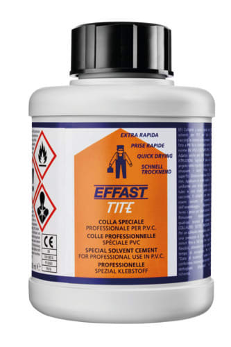 ELKRON - Barattolo di collante per tubazioni in ABS da 500 ml, linea Aspirazione AAABSC.