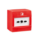 ELKRON - Pulsante a riarmo manuale wireless completo di batterie, linea C200 PA200 pulsante manual wireless.