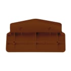 ELKRON - Staffa 90° per rilevatori da esterno protetto marrone SP90/BR DT18/DT610.