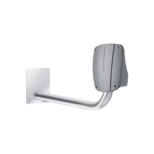 ELKRON - Staffa a parete zincata per barriere MWA SP50, lunghezza 58 cm.